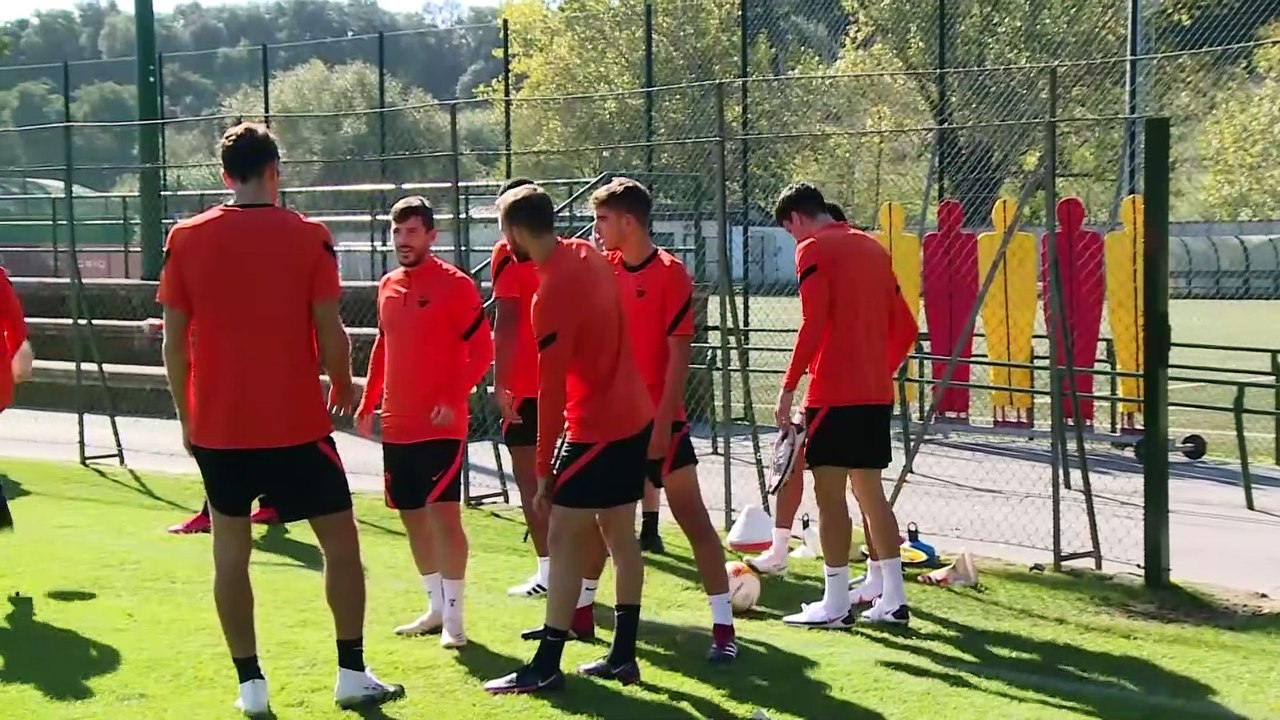 Roma, la rifinitura prima del CSKA Sofia (28/10/2020)