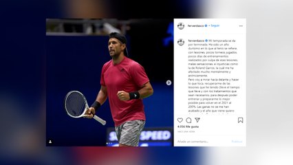 Fernando Verdasco da por terminada su temporada y asegura que ha sido su año más duro