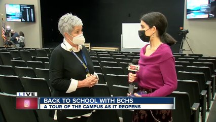 BCHS Uses a Theatre As a Classroom (Live Tour of Reopening)