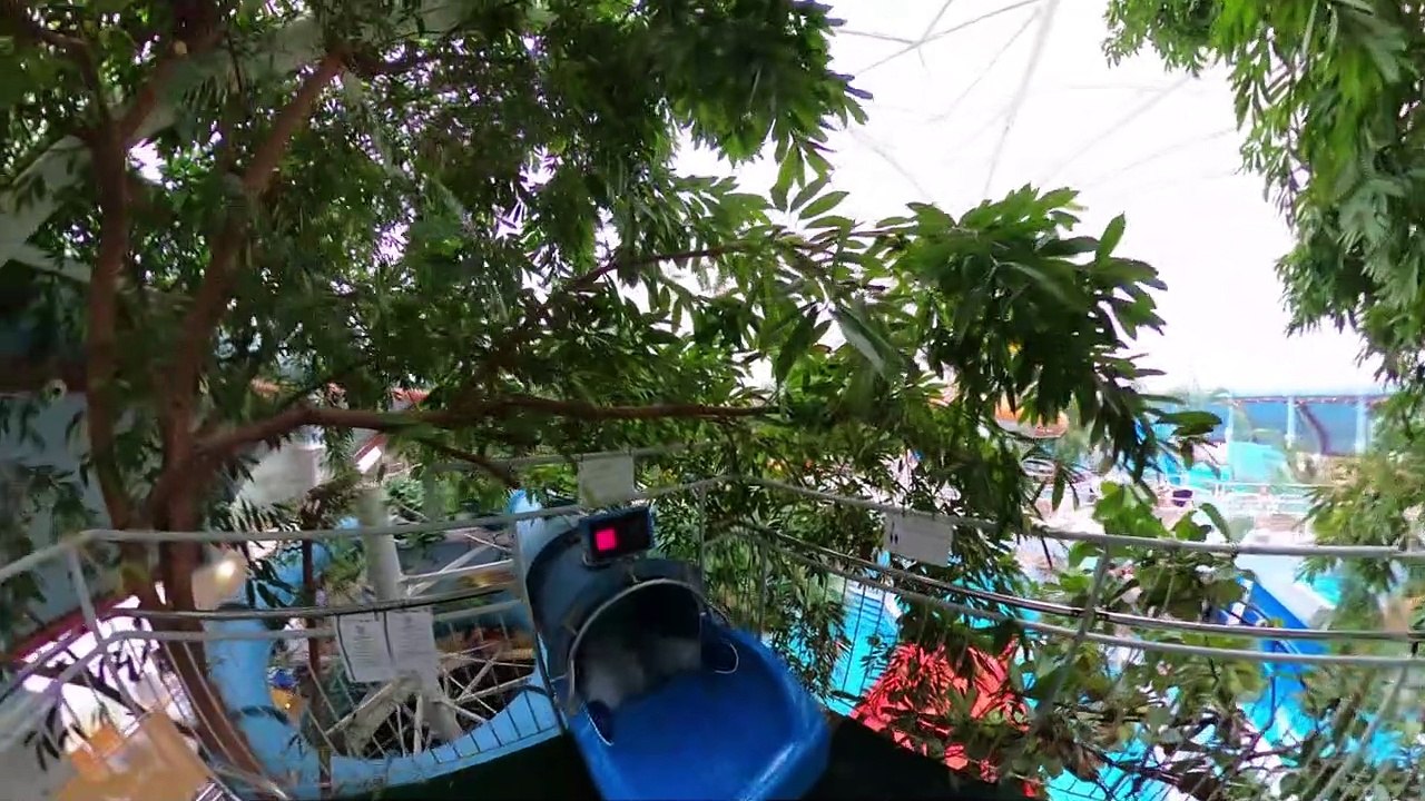 Aquaticum Debrecen Hydro Slide (Blue Waterslide) POV Onride