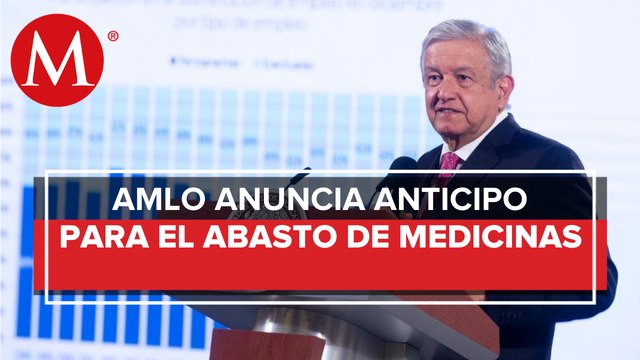 Gobierno entregará anticipo de 30 mil mdp para abasto de medicamentos