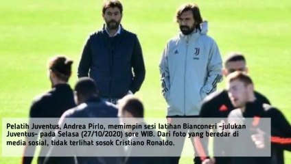 Ronaldo tidak ada di sesi latihan Juventus jelang hadapi Barcelona