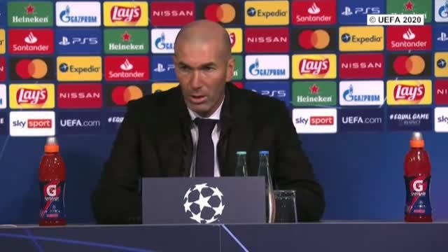 Zidane: Trabajamos convencidos de que vamos a pasar de fase claro
