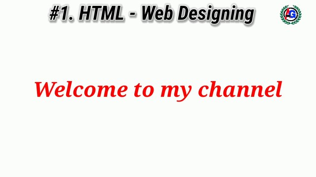 Learn web designing with me || HTML - Web Designing Series Part - 1 || HTML Tutorials for beginners in hindi ||