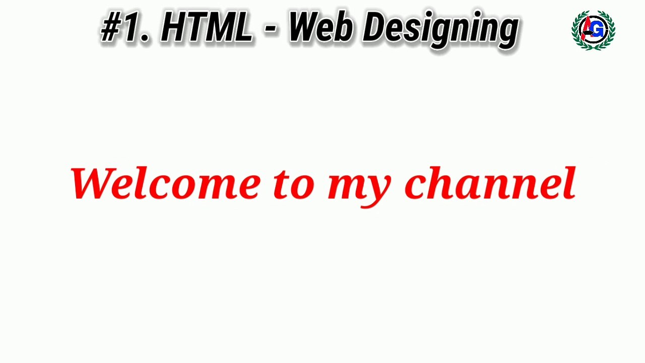 Learn web designing with me || HTML - Web Designing Series   Part - 1 || HTML Tutorials for beginners in hindi ||