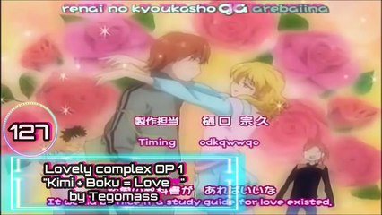 parte 1- 105 anime openings