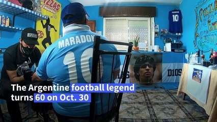 Maradona aficionado gets 10th tattoo of the football legend who turns 60