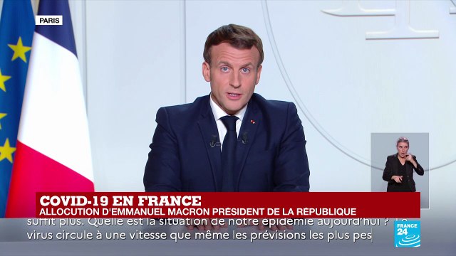 Allocution d'Emmanuel Macron : nous sommes submergés par l'accélération de l'épidémie de Covid-19