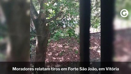 Download Video: Moradores relatam tiros em Forte São João, em Vitória