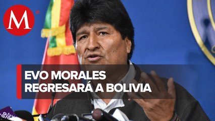 Evo Morales anuncia que regresa a Bolivia en noviembre