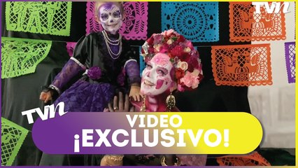 Raquel Bigorra y su hija, Rafaella, se caracterizaron de hermosas catrinas