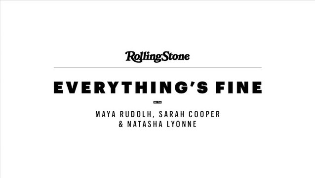 'Everything's Fine' Roundtable with Sarah Cooper, Maya Rudolph, Natasha Lyonne