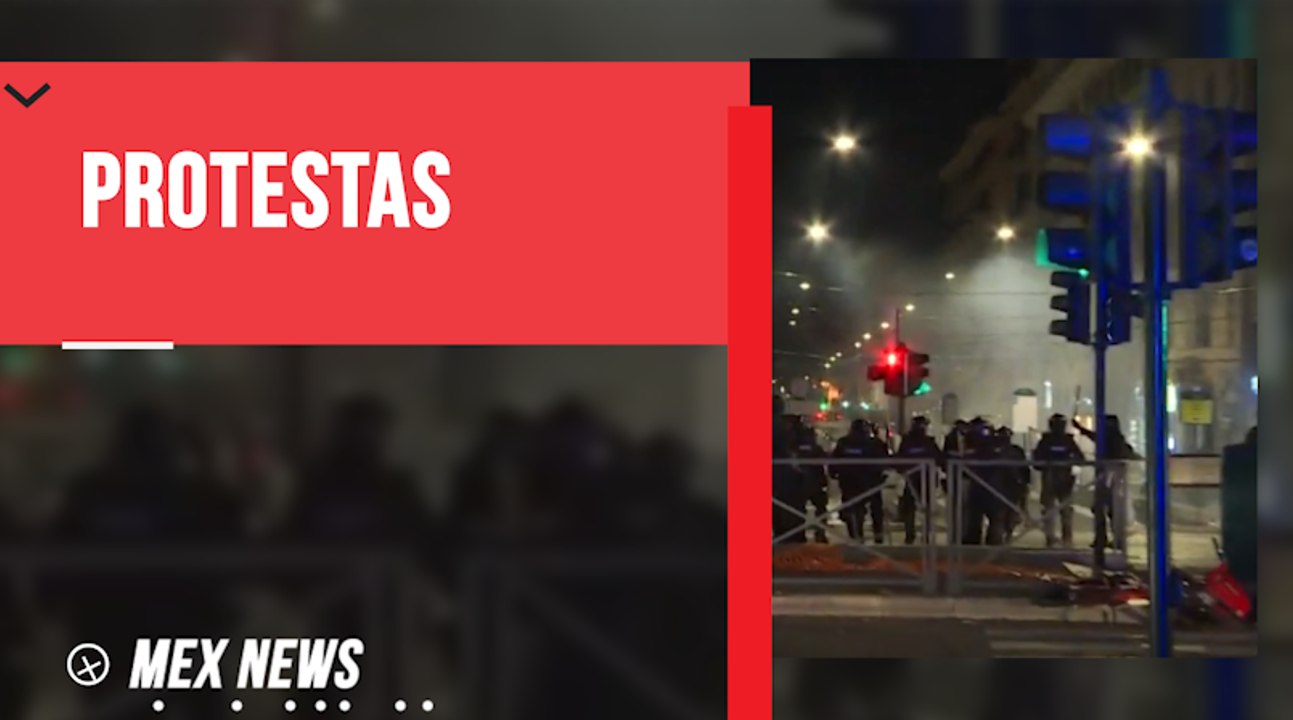 MANIFESTACIONES EN ITALIA CONTRA EL RECONFINAMIENTO