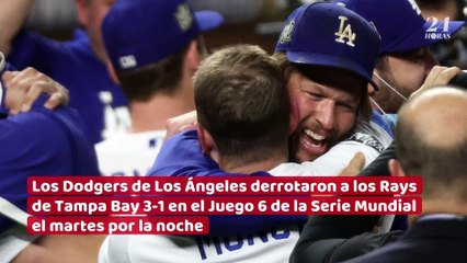 Los Angeles Dodgers ganan el primer título de la Serie Mundial desde 1988