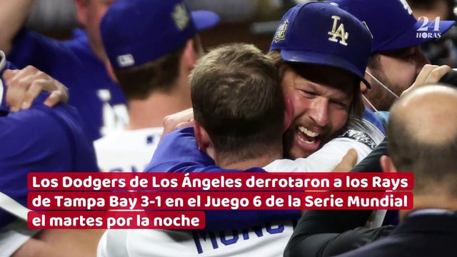 Los Angeles Dodgers ganan el primer título de la Serie Mundial desde 1988