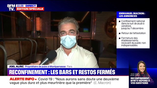 Je reste ouvert quoi qu'il arrive : le coup de gueule d'un restaurateur après les annonces d'Emmanuel Macron