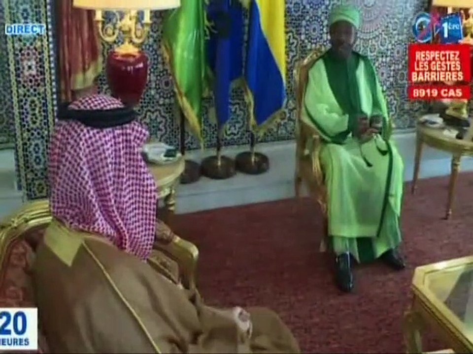 RTG / Le Chef de l’Etat Ali Bongo a reçu en audience le Ministre Saoudien des Affaires Etrangères