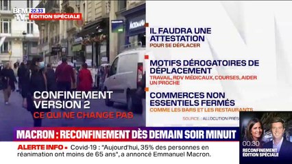 Reconfinement: le point sur les annonces d'Emmanuel Macron