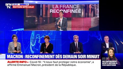 Emmanuel Macron: Reconfinement dès jeudi soir à minuit (2/2) - 28/10