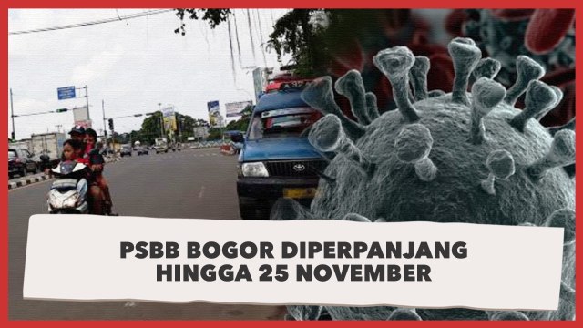 PSBB Bogor Diperpanjang Hingga 25 November 2020