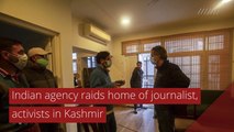 Indian agency raids home of journalist, activists in Kashmir, and other top stories in international news from October 29, 2020.