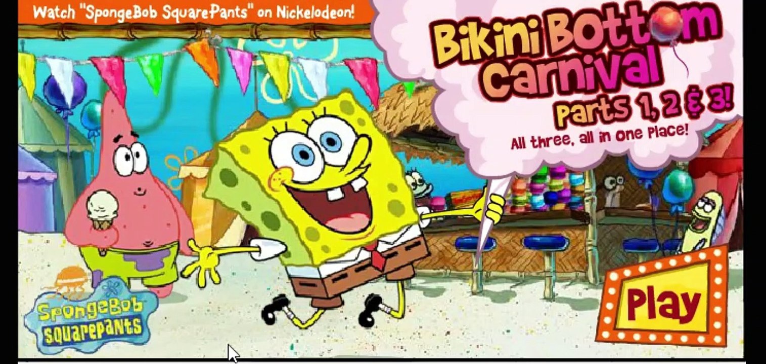 Bikini Bottom Carnival - Spongebob - Gameplay - Vídeo Dailymotion