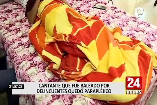 ¡La delincuencia sigue truncando sueños! Cantante que fue baleado por delincuentes quedó parapléjico