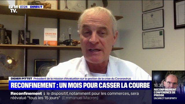 Covid-19: l'infectiologue Didier Pittet juge difficile l'objectif des 5000 contaminations par jour d'ici un mois