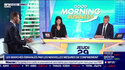 Christopher Dembik (Saxo Bank) : Les marchés ébranlés par les nouvelles mesures de confinement - 29/10