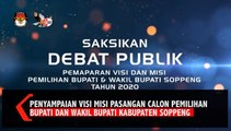KPU Soppeng Gelar Debat Kandidat Calon Bupati dan Wakil Bupati Soppeng Kerjasama Kompastv