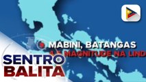 Mabini, Batangas, niyanig ng magnitude 4.5 na lindol