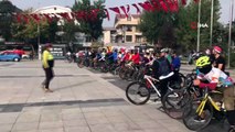 Cumhuriyetin 97. yılında 97 kilometre pedal çeviriyorlar