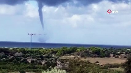 Patara Antik Kenti açıklarında hortum