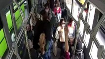 Otobüs sürücüsü fenalaşan yolcuyu hastaneye böyle yetiştirdi