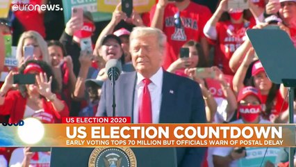 US election: Trump's virus stance an 'insult' says Biden as rhetoric heats up