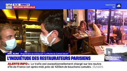 "J'ai honte d'être français !" : En larmes, un commerçant laisse exploser sa colère face au reconfinement sur BFM Paris