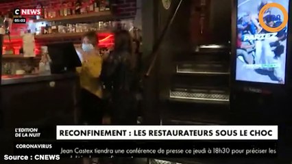 Ce moment où les restaurateurs ont appris hier soir qu'ils allaient devoir fermer une nouvelle fois