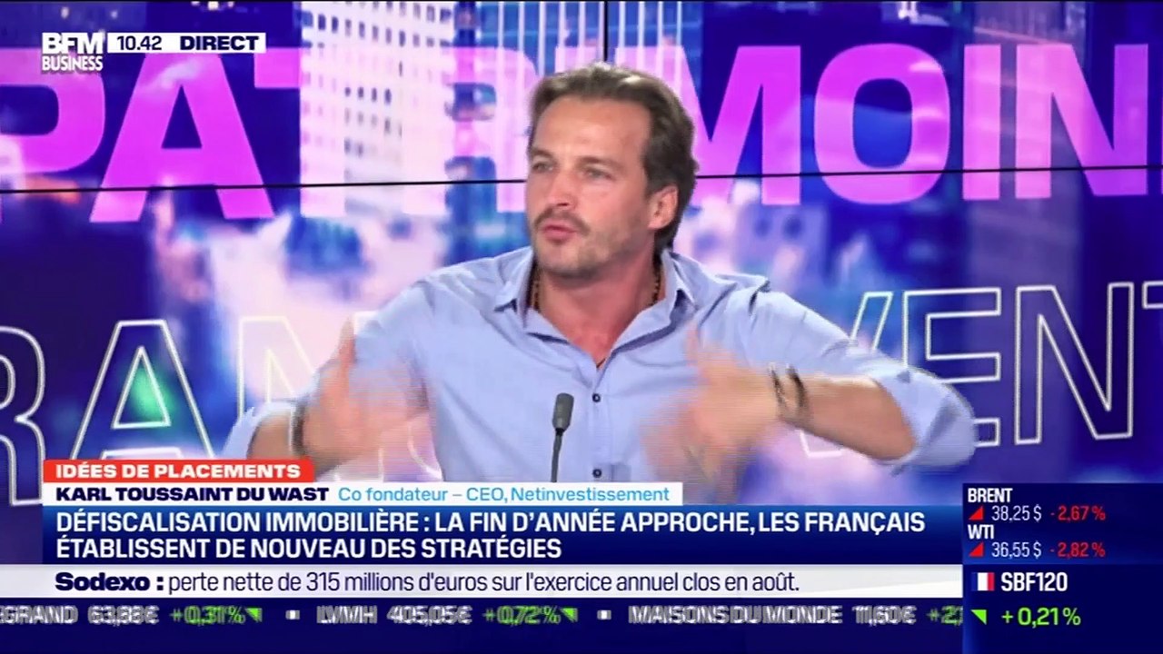 Idée de placements: Défiscalisation immobilière, la fin d'année approche, les Français établissent de nouveau des stratégies - 29/10