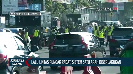 Libur Panjang Puncak Padat, Sistem Satu Arah Diberlakukan