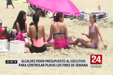 Alcaldes piden presupuesto al Ejecutivo para controlar playas los fines de semana