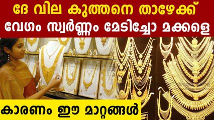 Gold Price Fall Sharply In Kerala Today | Oneindia Malayalam