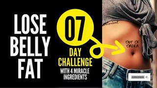 7 DAY CHALLENGE TO LOSE BELLY FAT | HOW TO LOSE BELLY FAT | HOW TO LOSE ABDOMINAL FAT