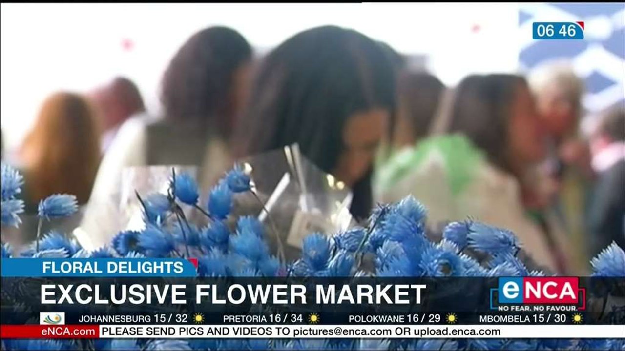 Exclusive flower market opens its doors in Cape Town