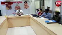 महिला पुलिसकर्मियों को पुलिस अधीक्षक ने दिया यह निर्देश