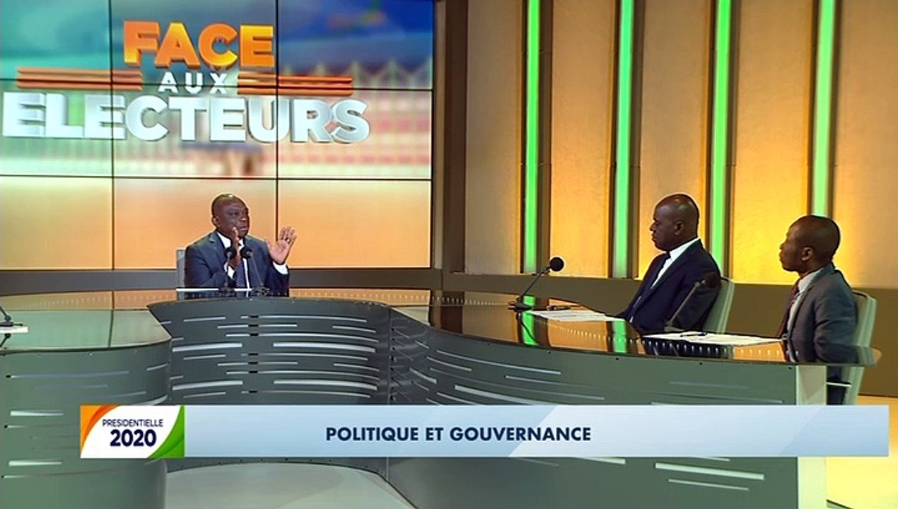 Face aux électeurs avec le candidat Kouadio Konan Bertin dit KKB