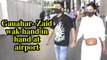 Gauahar Khan snapped with rumoured boyfriend Zaid Darbar