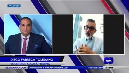 Entrevista a Diego Fabrega Toledano, vocero de Alcalá Pharma  - Nex Noticias