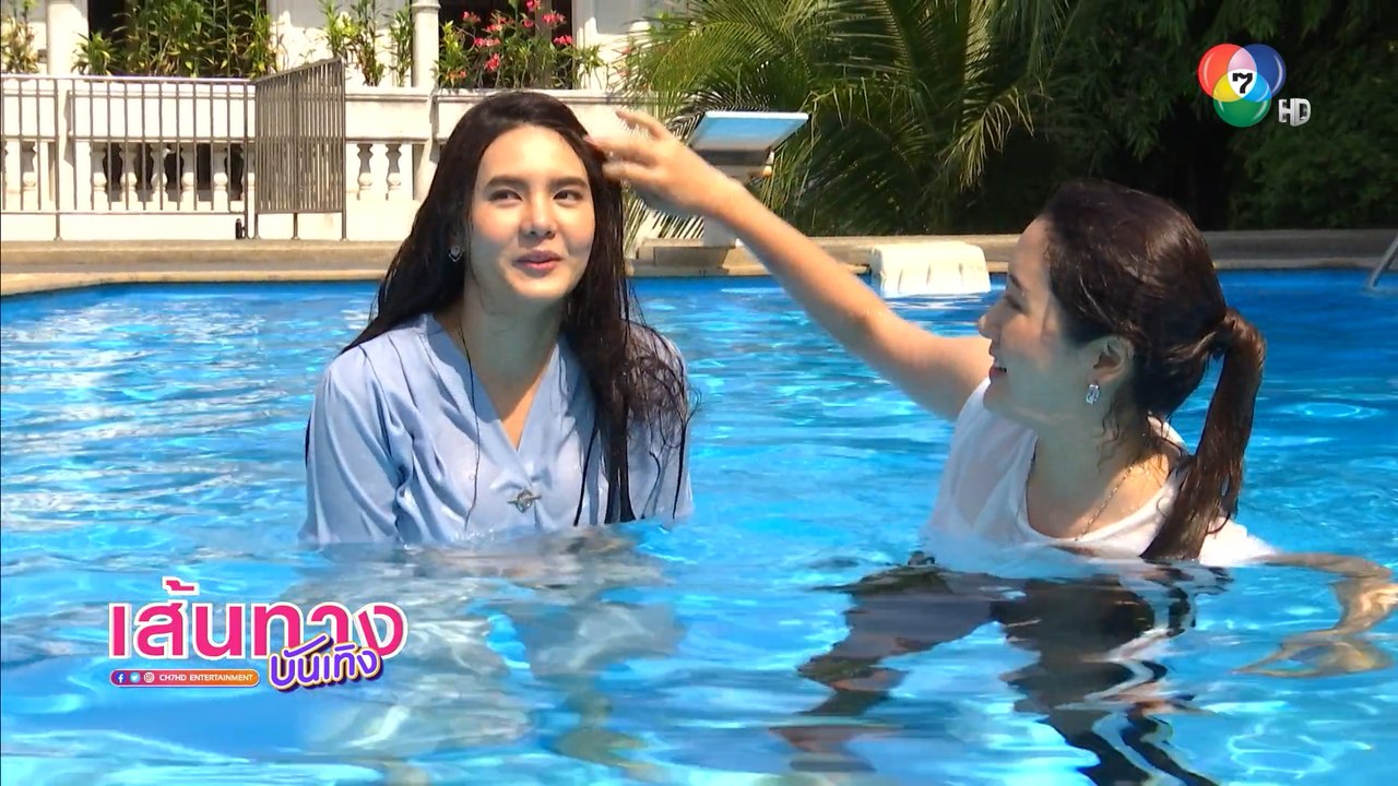 เงาบุญ : เบื้องหลังฉาก พิม - มิ้นท์ กระโดดลงน้ำช่วย ต้อม ณหทัย