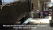 Marquise de imóvel desaba e quase provoca tragédia na Praça Oito, Centro de Vitória