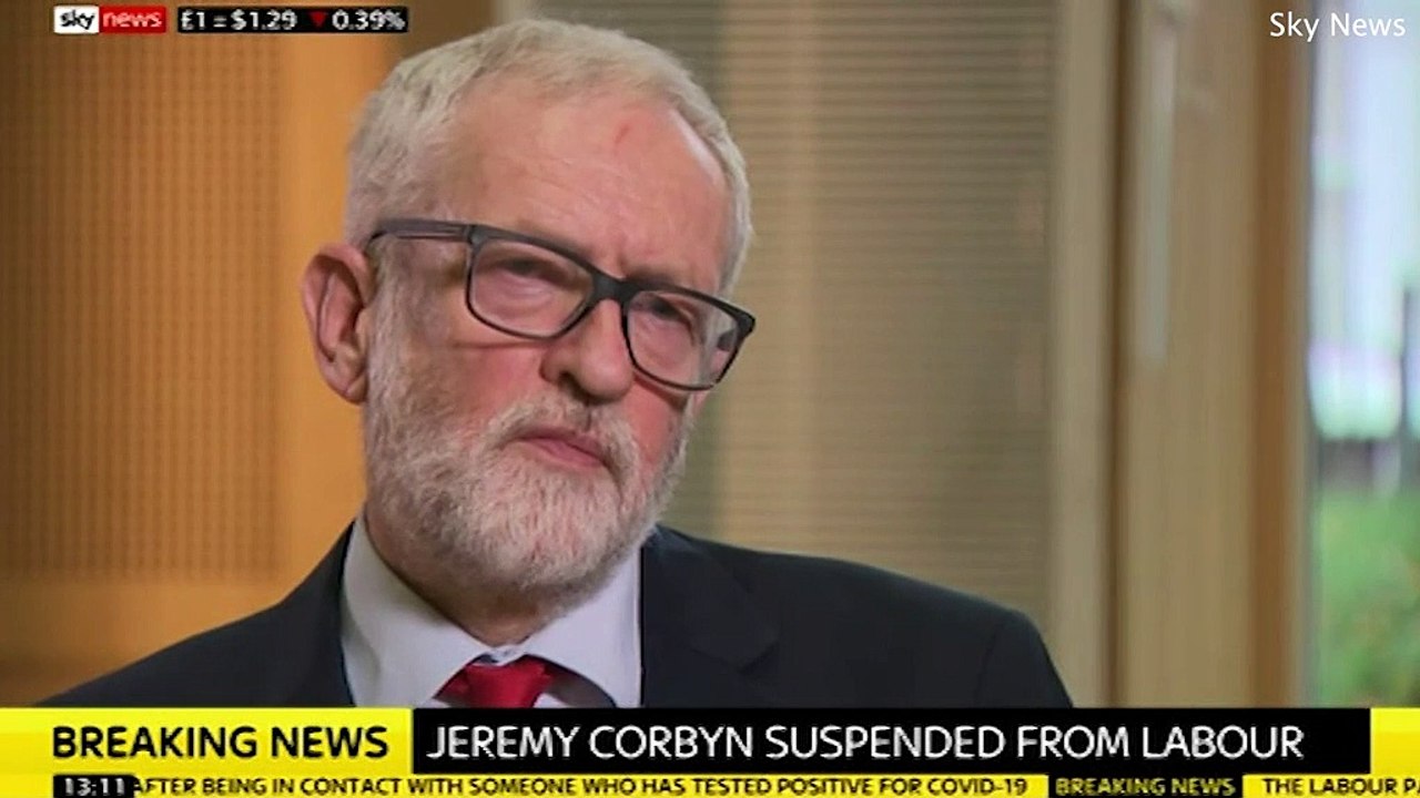 Corbyn asks people calling for him to resign to 'think for a moment'